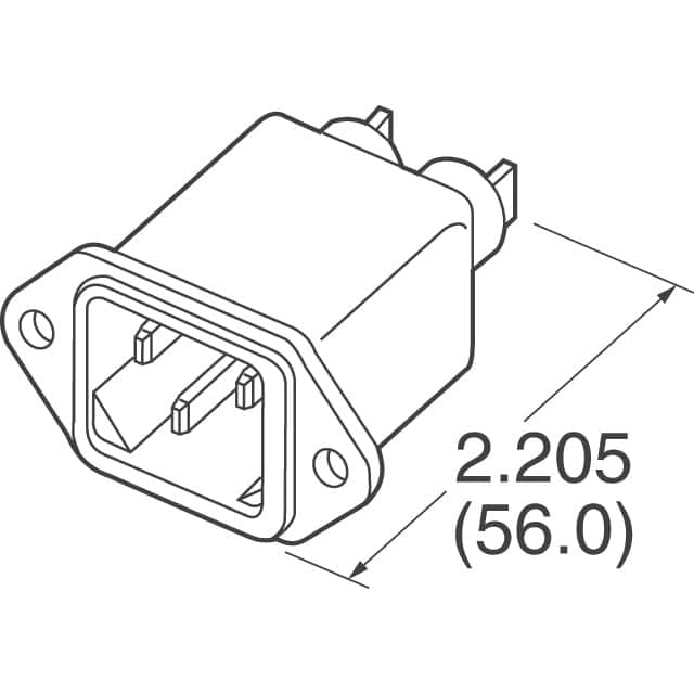 3ED1 TE Connectivity Corcom Filters  Moduli di ingresso alimentazione (PEM)